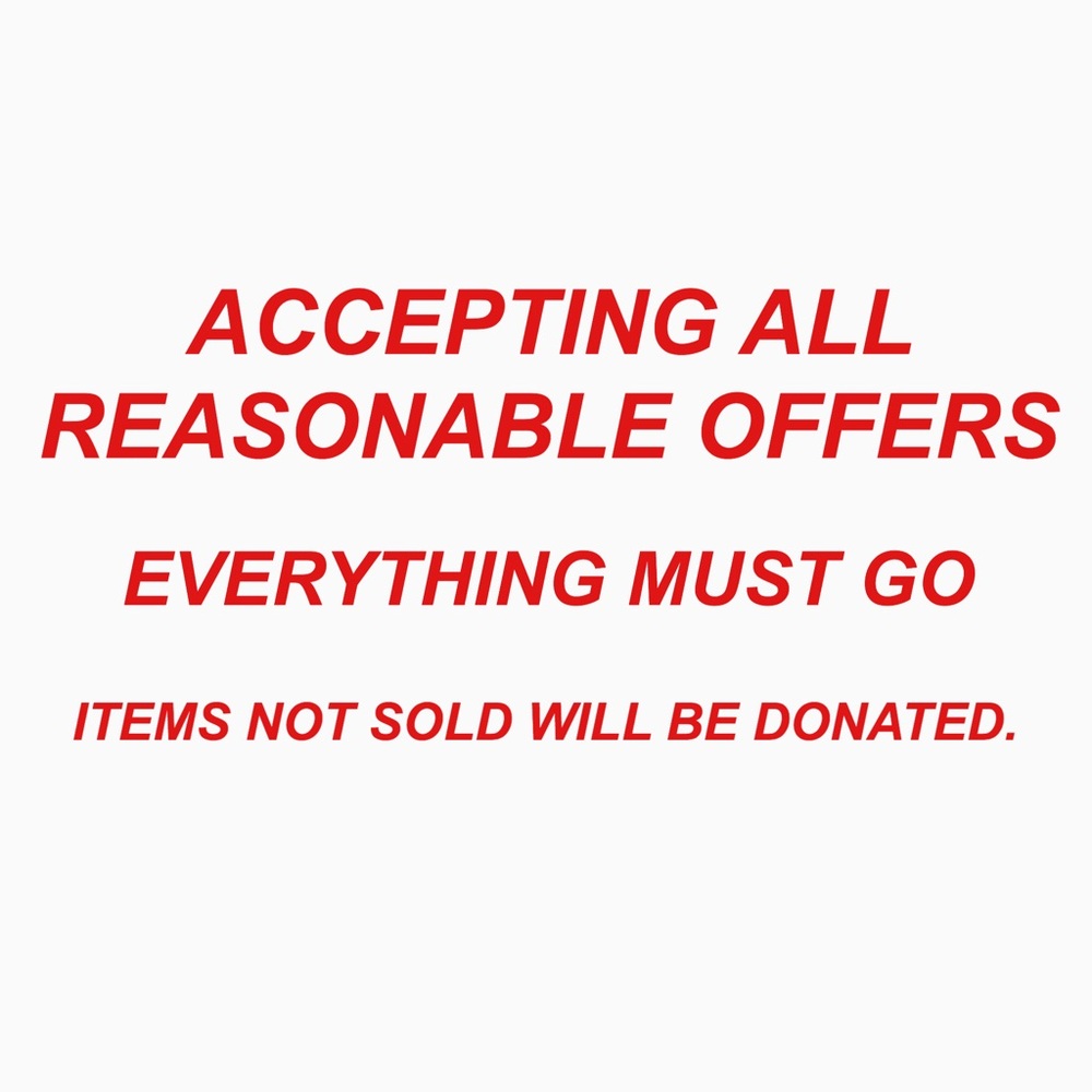 ACCEPTING ALL OFFERS